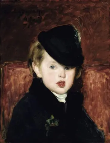Portret van Louis Ghemar L'Aine de Oude 1871