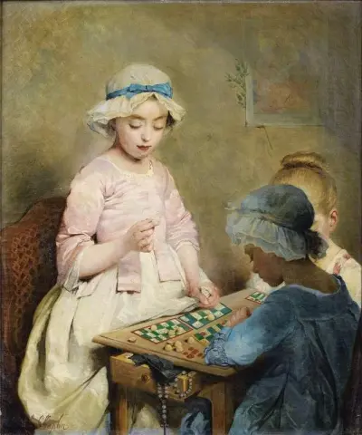 Ragazze che giocano al lotto