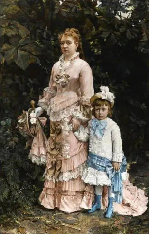 Воскресная прогулка 1875 г.