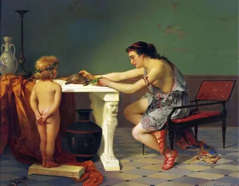 Alimentando a tartaruga 1865