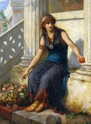 Pompeii Fruit Seller Ca. 1900