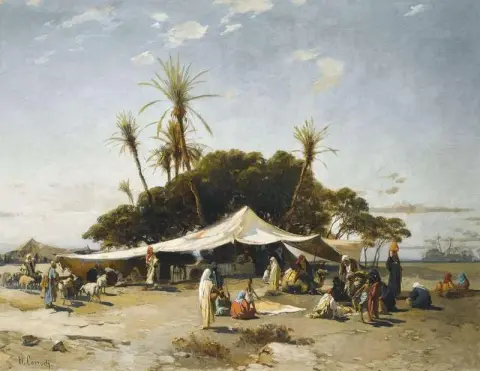 A Camp In The Deser