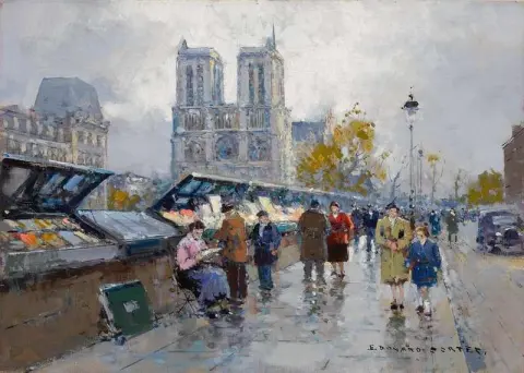 Buchhändler in Notre Dame