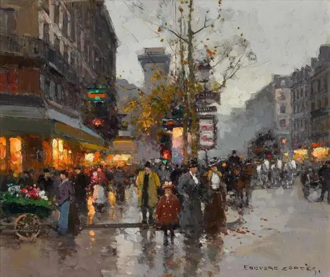 Der Boulevard und die Porte St. Denis