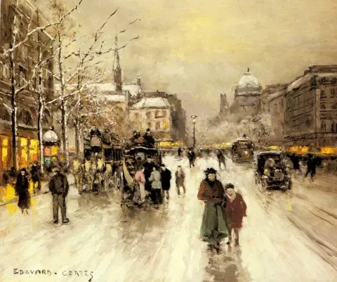 Plaza Saint Michel Navidad 1969