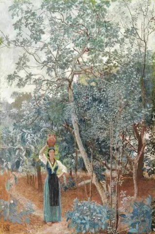 Italialainen puutarha Capri