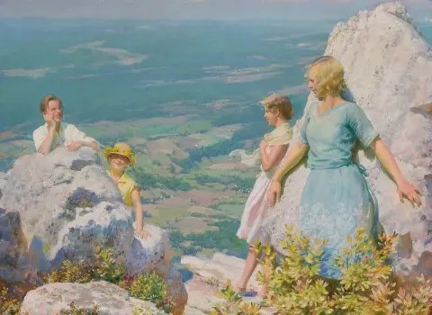 Синий и золотой 1929