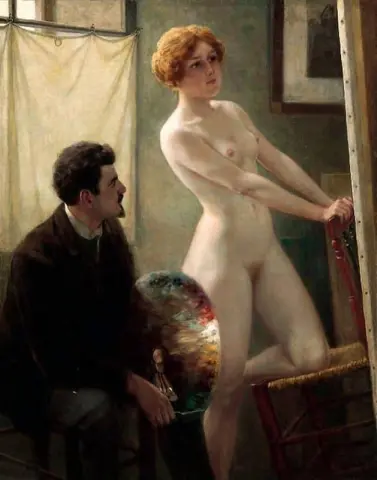화가의 워크숍 1885