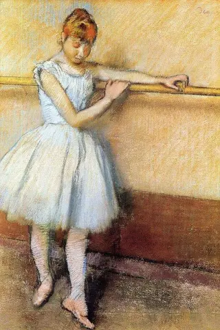 Tanssija Barressa noin 1880