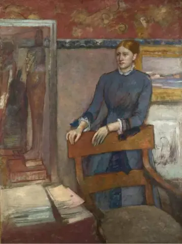 Helene Rouart Isänsä S -tutkimuksessa noin 1866