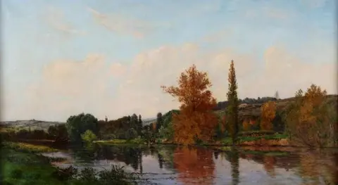 Las orillas del Sena cerca de Mantes 1