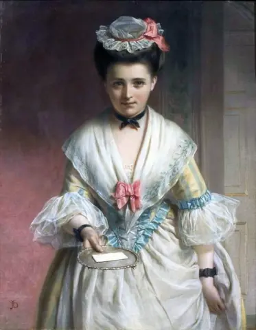 Para usted señorita Ca. 1870