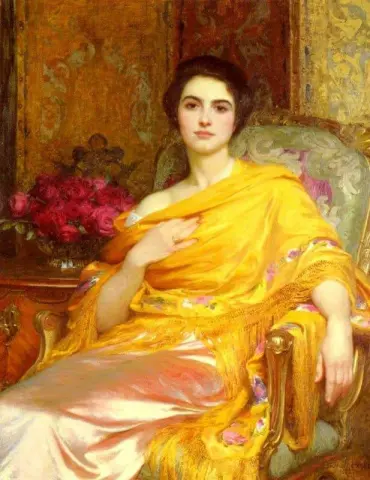 Retrato de Elsa hija de William Hall Esq. 1927