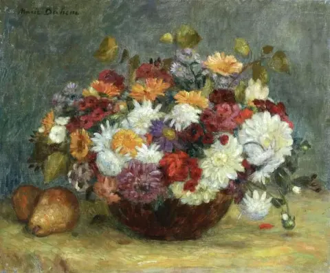 Dalias y peras 1916
