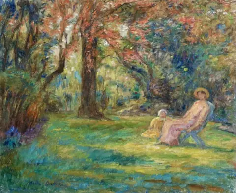 Familia en el jardín 1912