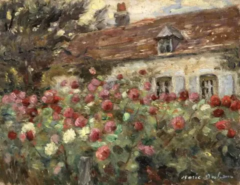 Flores en el jardín de los artistas 1904