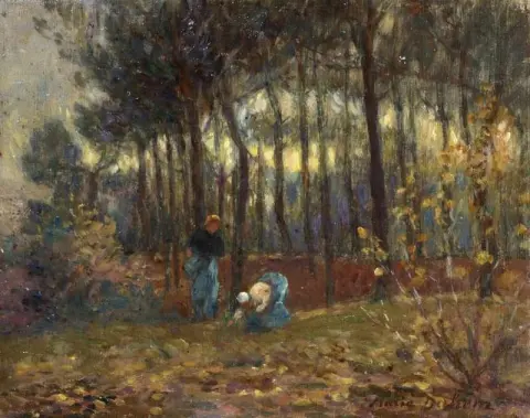 Recogiendo verduras hacia 1910