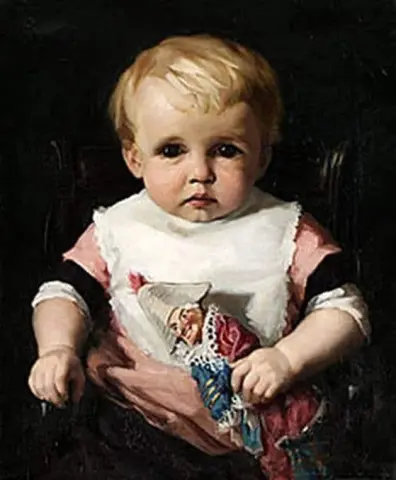 Niño con muñeco Kasper