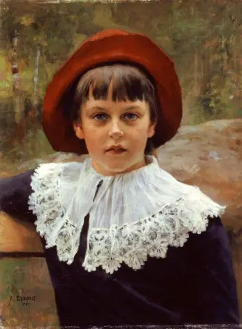 Портрет Берты Эдельфельт 1884