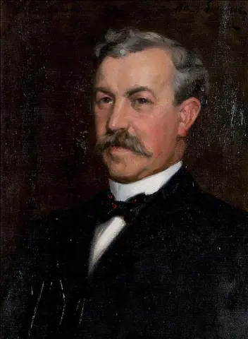 Porträtt av doktor Claes Håkanson 1902