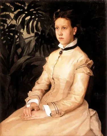 Портрет Эллен Эдельфельт 1876 г.