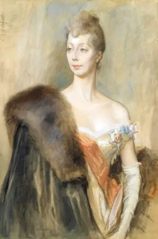 Porträttstudie av prinsessan Marie av Danmark
