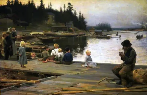 Летний вечер в ремонтной мастерской Hammar S