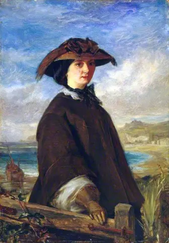A Walk On The Beach Ca. 1855-60