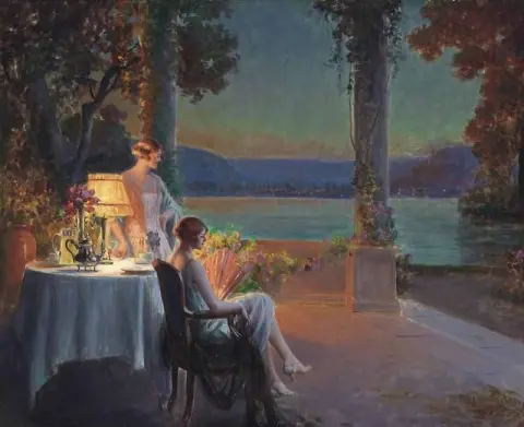 Elegante En La Terraza