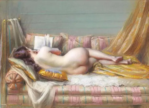 Desnudo acostado 1918