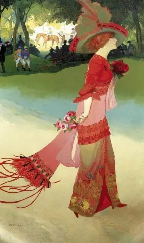 Woman In Red