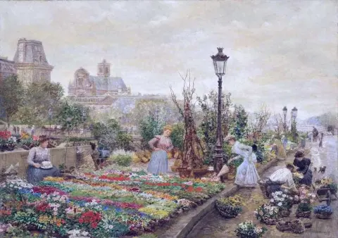 Der Quai Aux Fleurs und LH Tel De Ville 1900