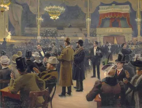 Cirkusbygningen Jernbanegade Копенгаген 1891 г.