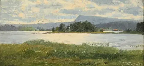 С побережья Сандвики, Норвегия, 1887 г.