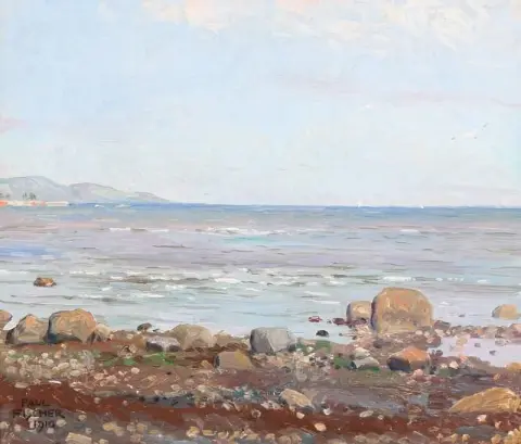 Вид с побережья 1910