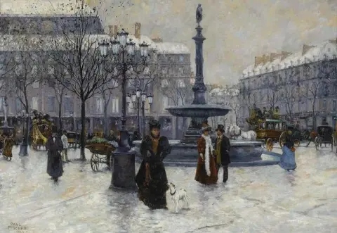 Inverno na Place Du Theatre-francês