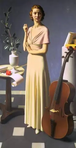 Portrett av en ung kvinne 1935
