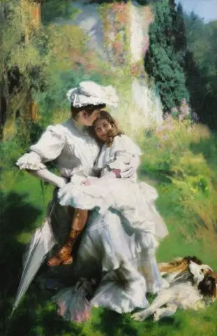 Äidin hellyys 1906