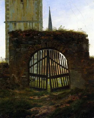 A entrada do cemitério 1