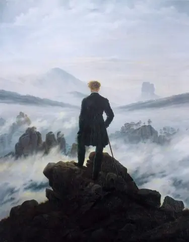 Il viandante sul mare di nebbia