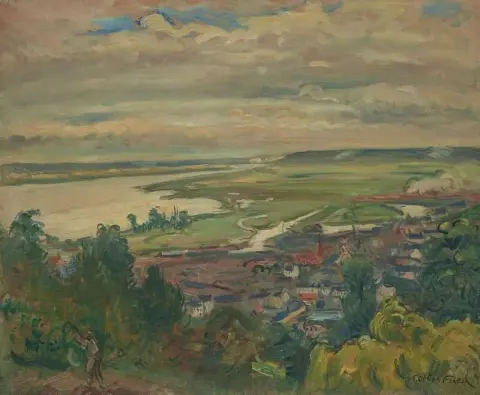 De monding van Honfleur, ca. 1945-1948