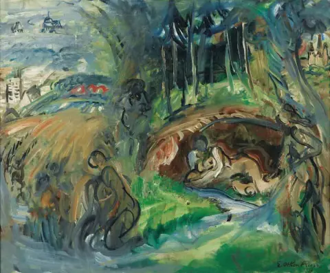 De bron van de Seine Aa en zijn zijrivieren L Yonne La Marne 1937