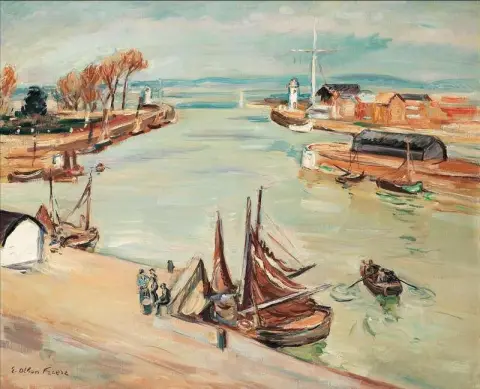 De haven van Honfleur