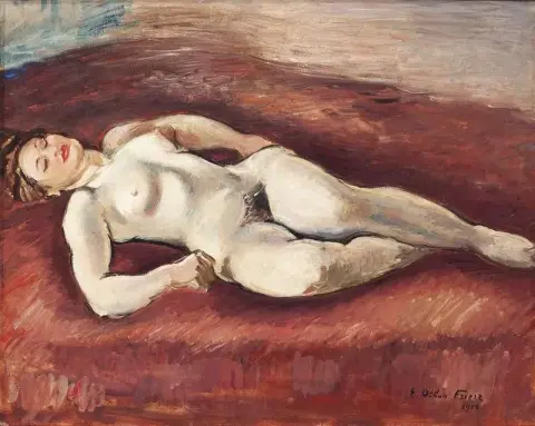 Naakt liggend 1938