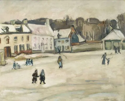 Sneeuwlandschap van Tervuren