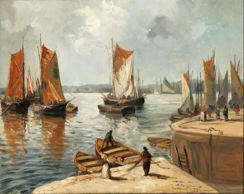 Normandische haven 1936