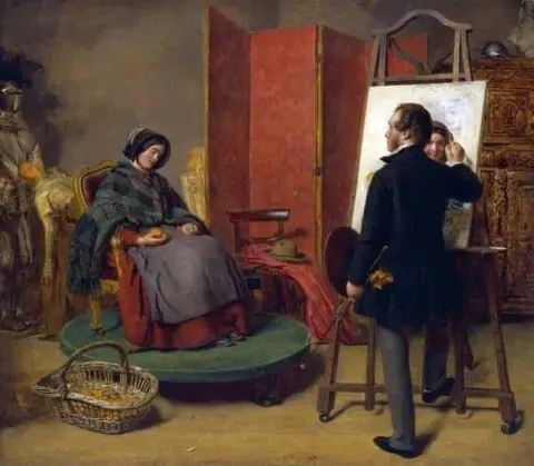 O modelo adormecido 1853