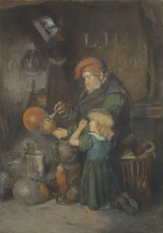 Bestefar S Initialer ca. 1890