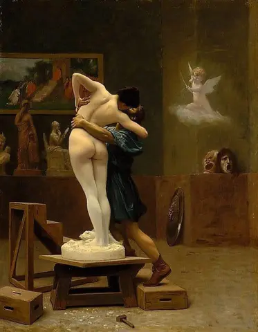Pygmalion en Galatea 1890