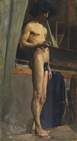 Stehender Mannerakt Ca. 1889-91